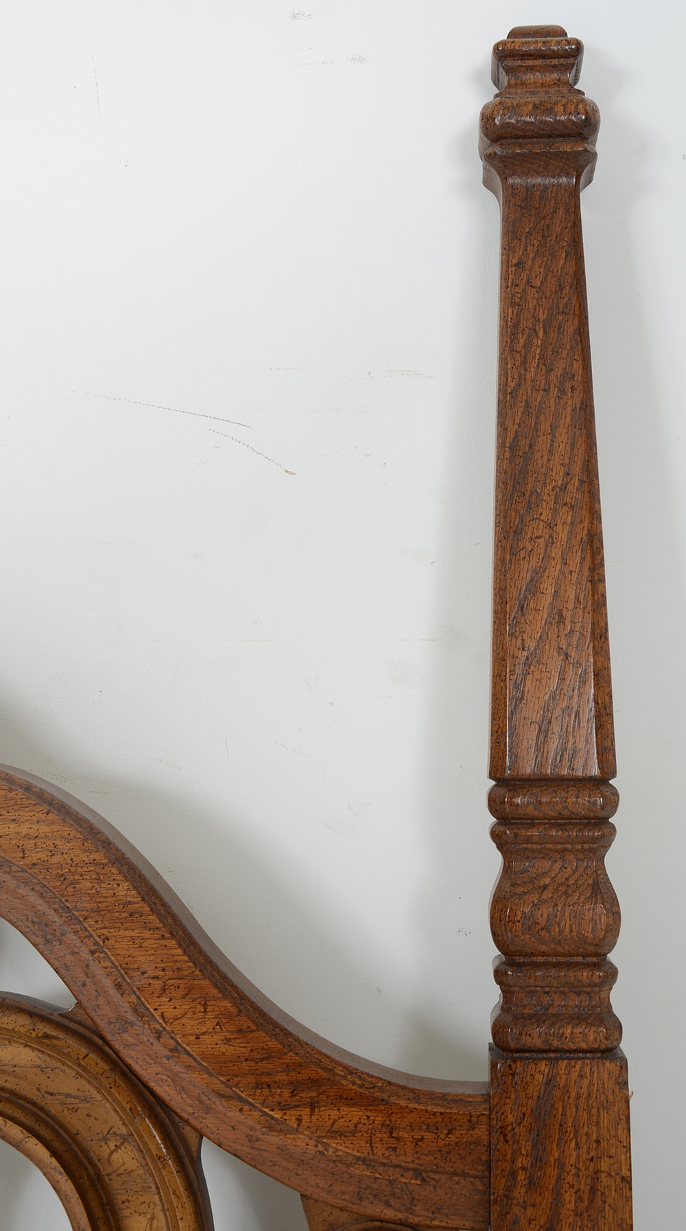 Queen Size Oak Finish Headboard