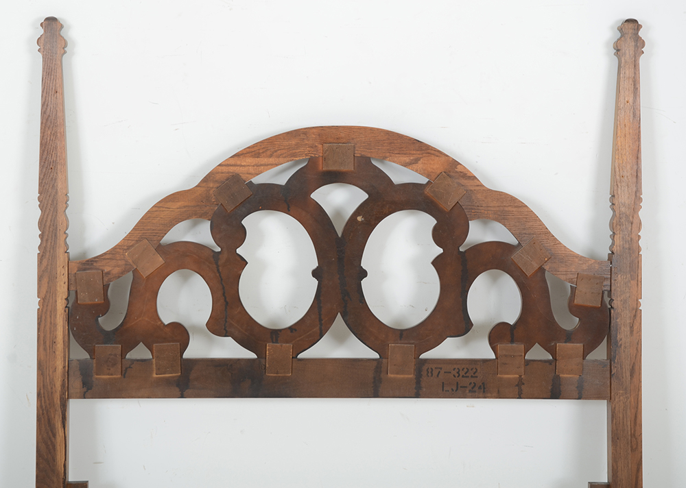 Queen Size Oak Finish Headboard