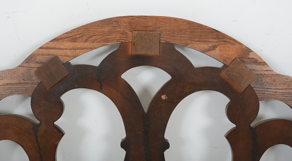 Queen Size Oak Finish Headboard