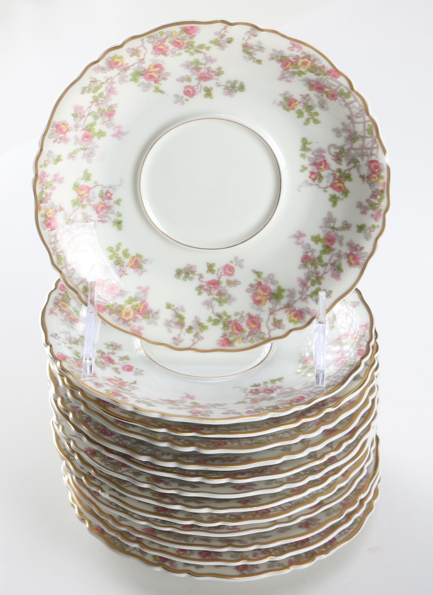 Haviland Limoges "Trellis" Tableware Set