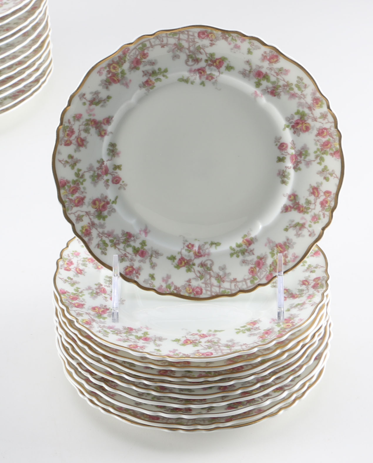 Haviland Limoges "Trellis" Tableware Set
