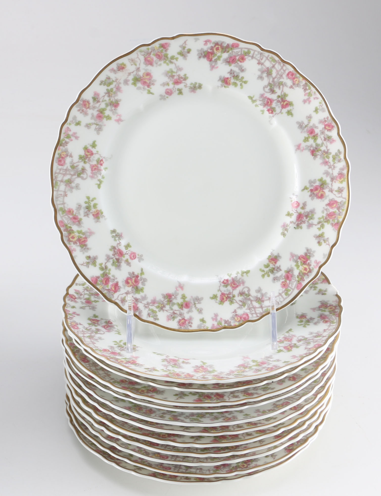 Haviland Limoges "Trellis" Tableware Set
