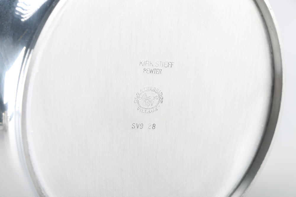 Kirk Stieff Pewter Serving Set