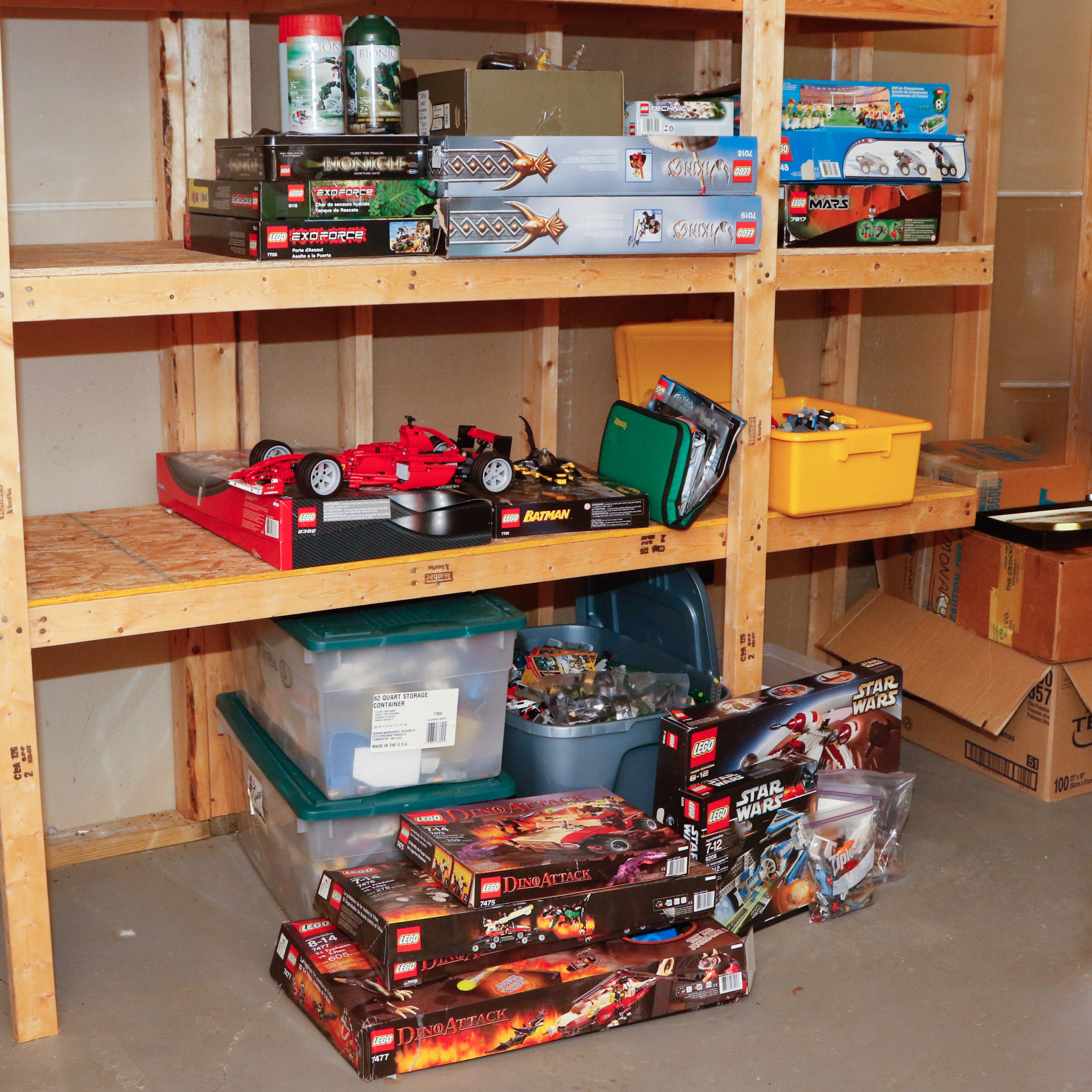 Vast Collection of Boxed Sets and Bins of Legos