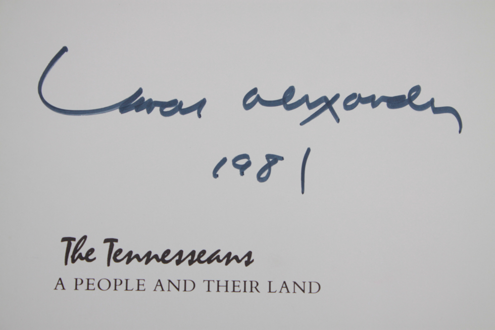 "The Tennesseans" Signed Limited First Edition Book