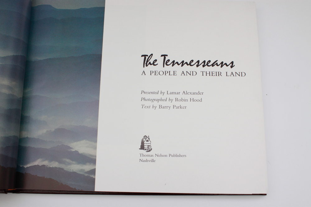 "The Tennesseans" Signed Limited First Edition Book