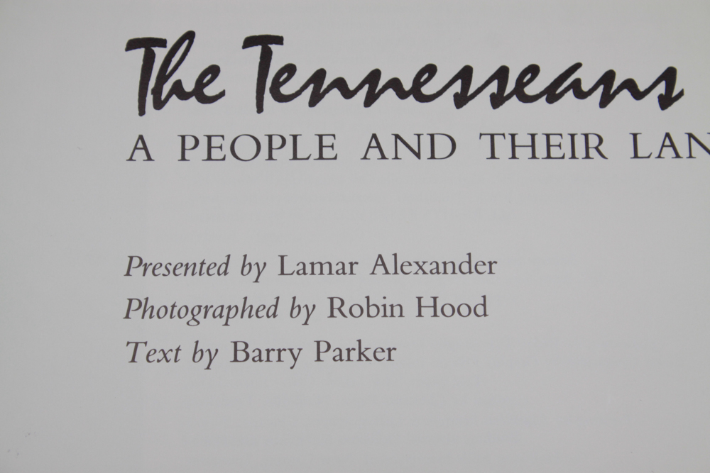 "The Tennesseans" Signed Limited First Edition Book