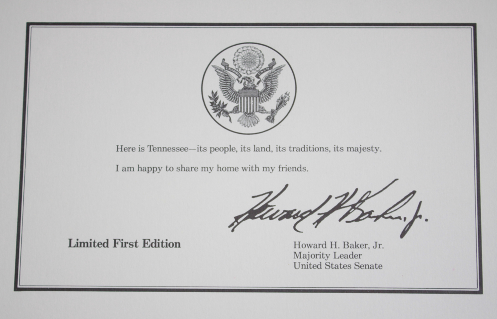 "The Tennesseans" Signed Limited First Edition Book