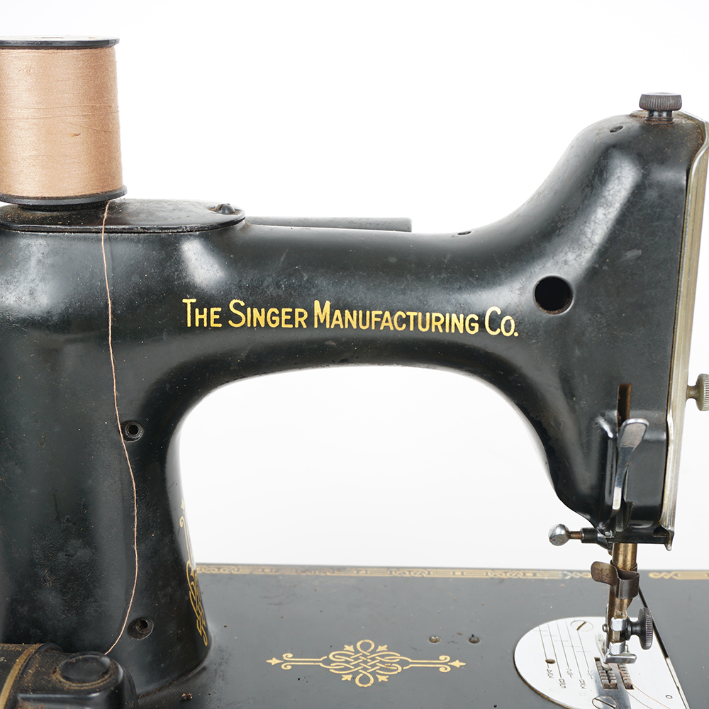 Antique Electric Singer Sewing Machine