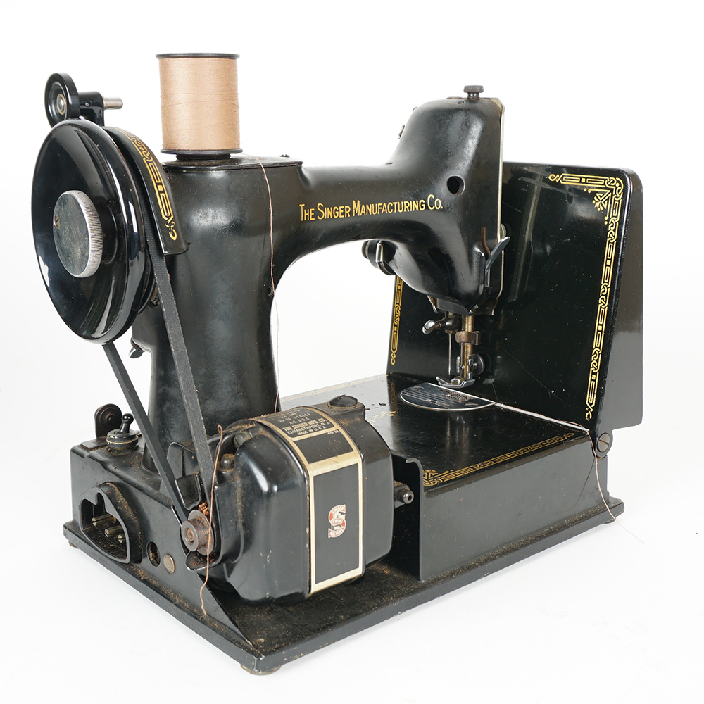 Antique Electric Singer Sewing Machine