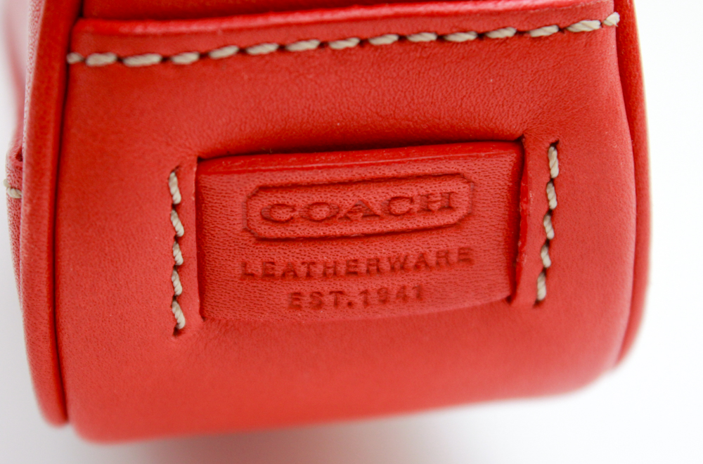 Coach Demi Hampton Baguette in Red