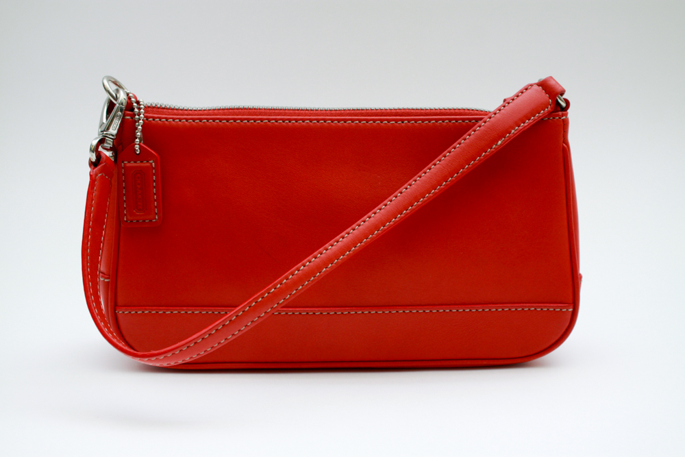 Coach Demi Hampton Baguette in Red