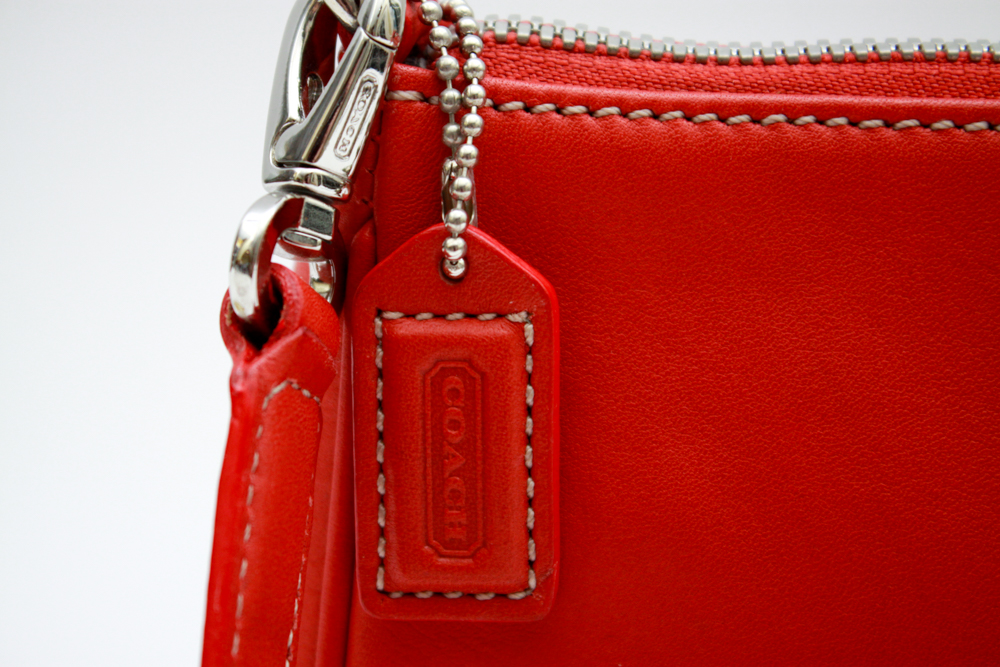 Coach Demi Hampton Baguette in Red