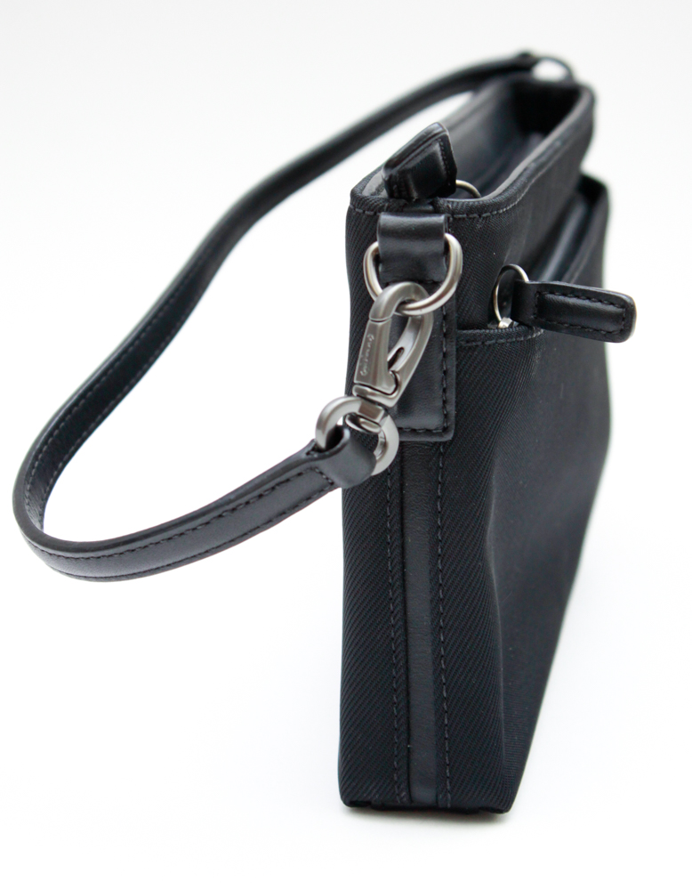 Coach Black Nylon Solid Bag