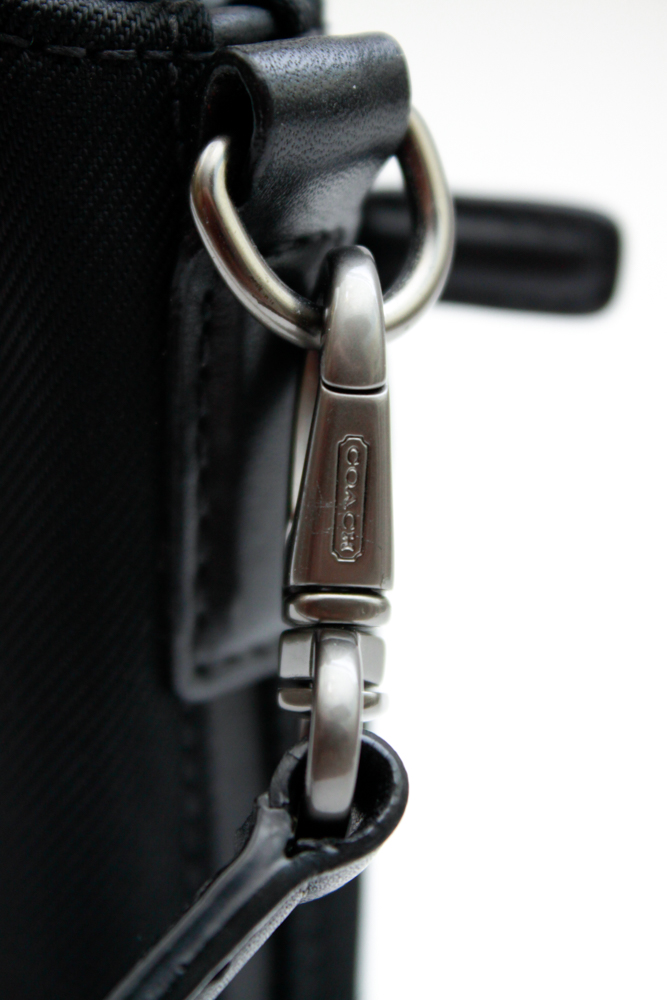 Coach Black Nylon Solid Bag