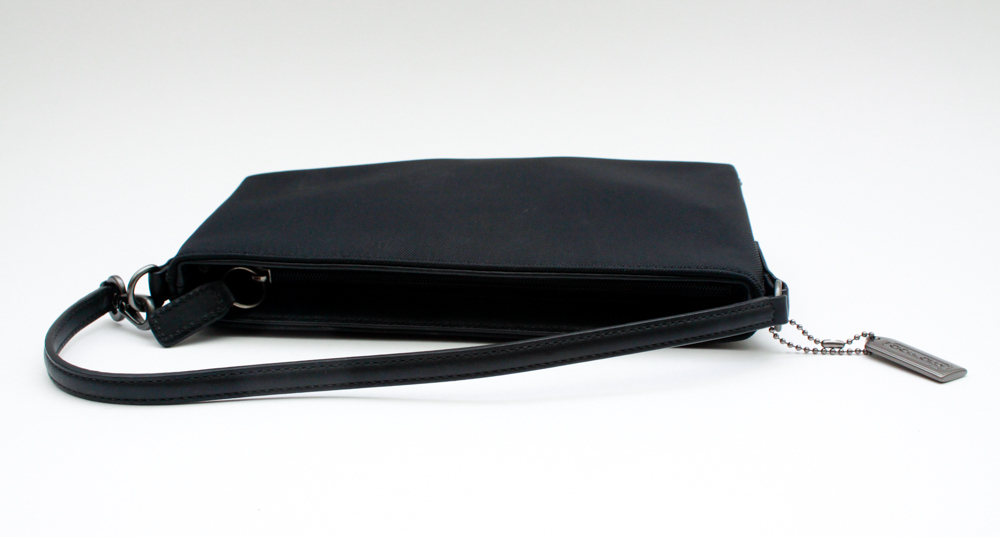 Coach Black Nylon Solid Bag