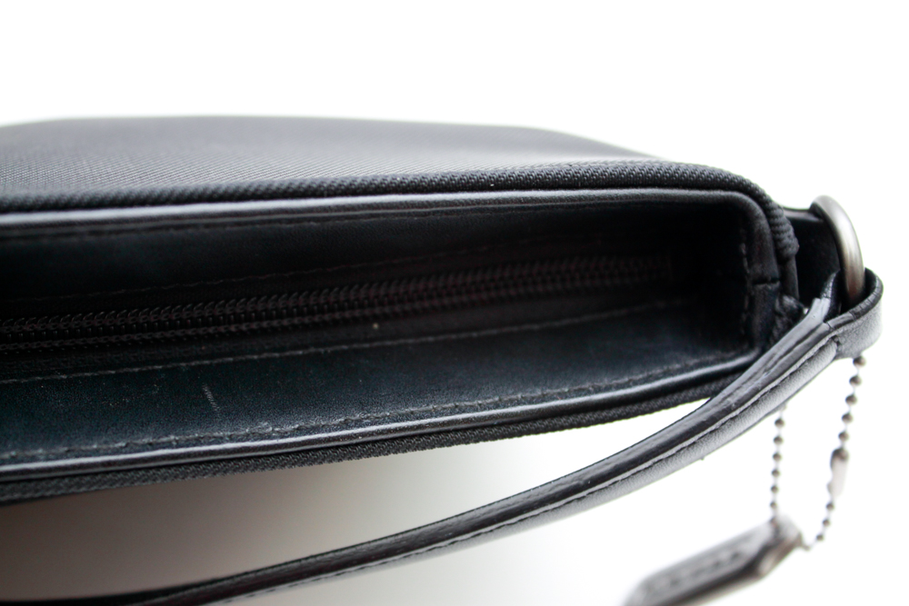 Coach Black Nylon Solid Bag