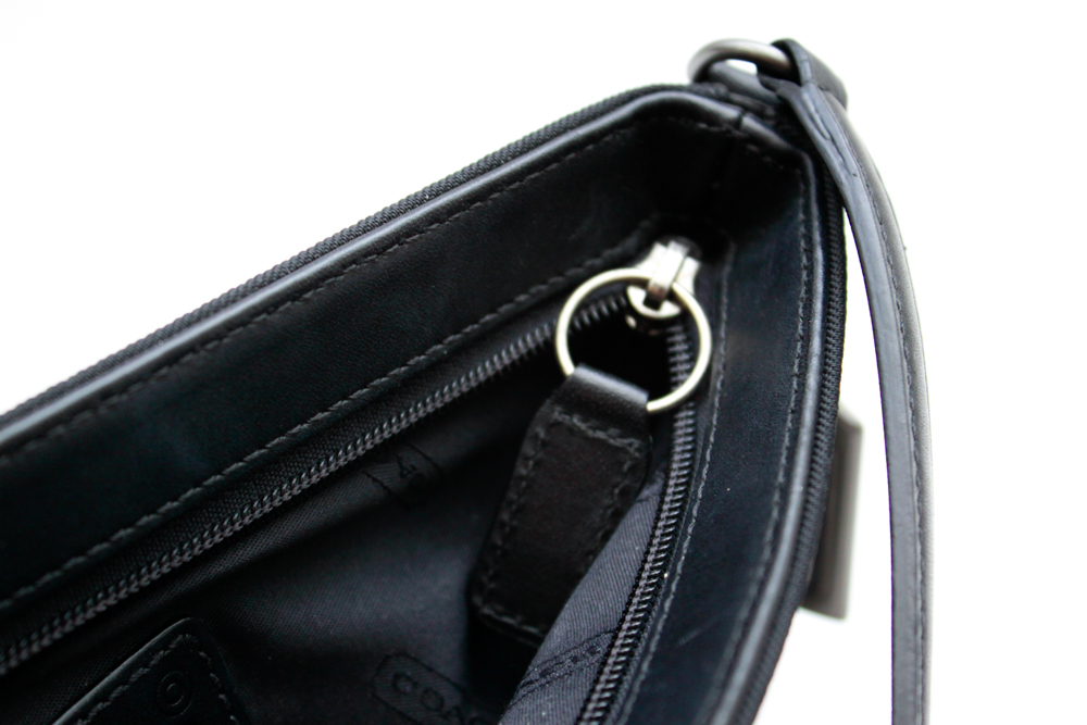 Coach Black Nylon Solid Bag