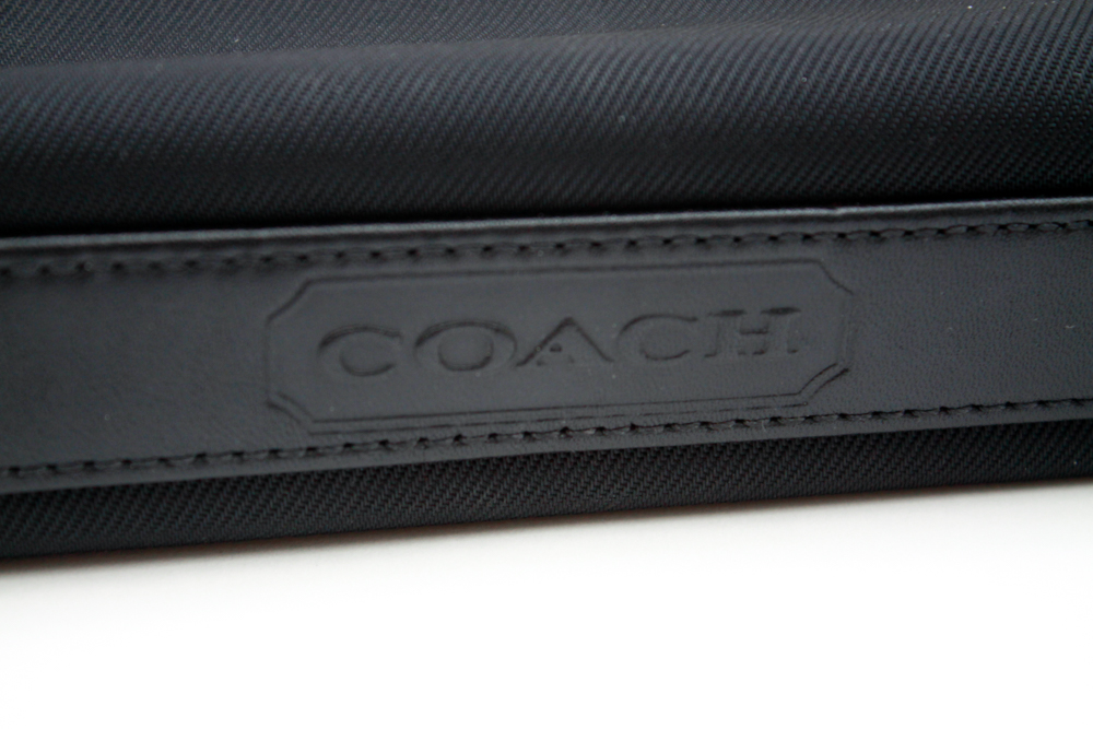 Coach Black Nylon Solid Bag