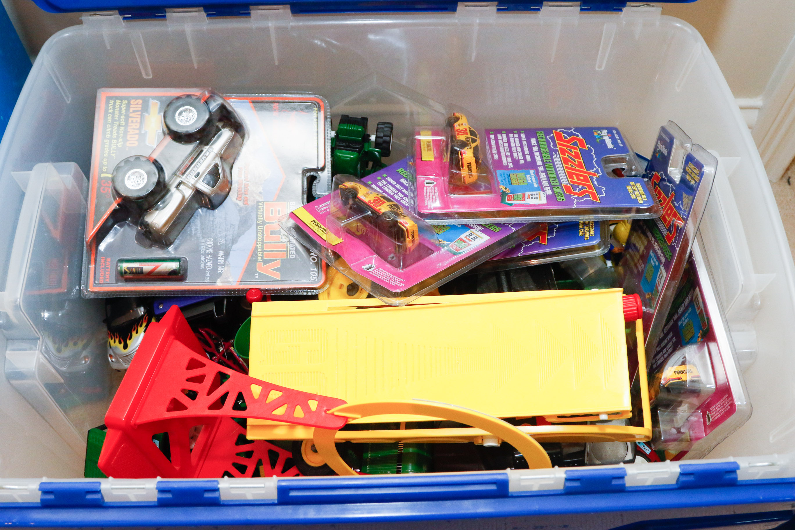 Collection of Hotwheels Diecast Toy Vehicles