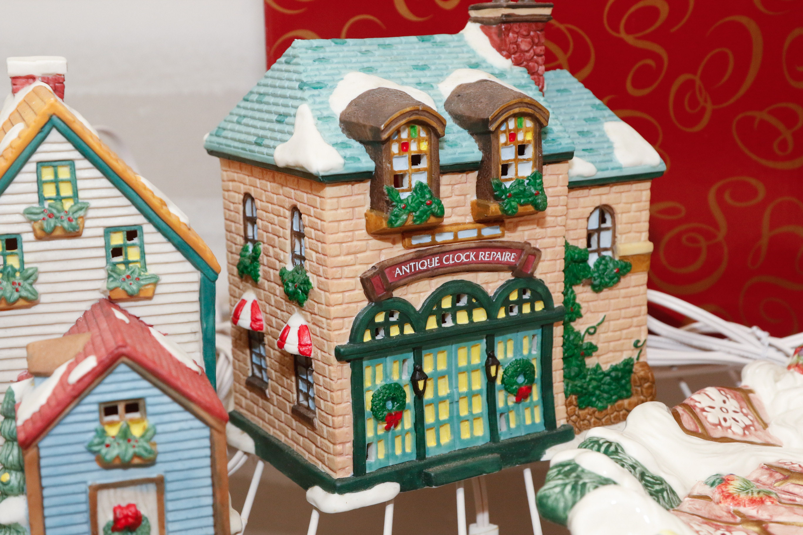 Assortment of Fine Porcelain Holiday Figurines