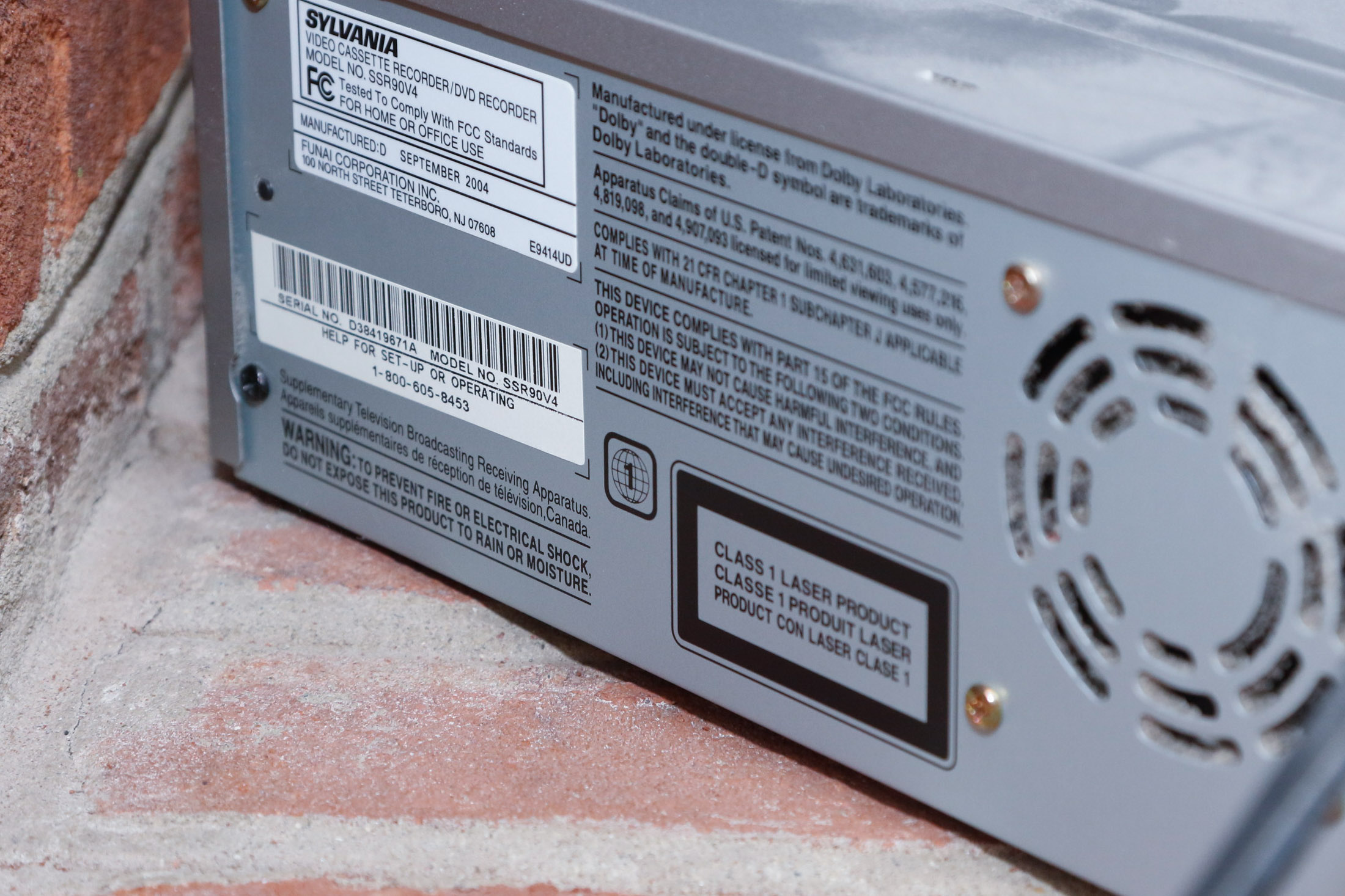 Disney VHS Collection with VHS/DVD Converter and Television