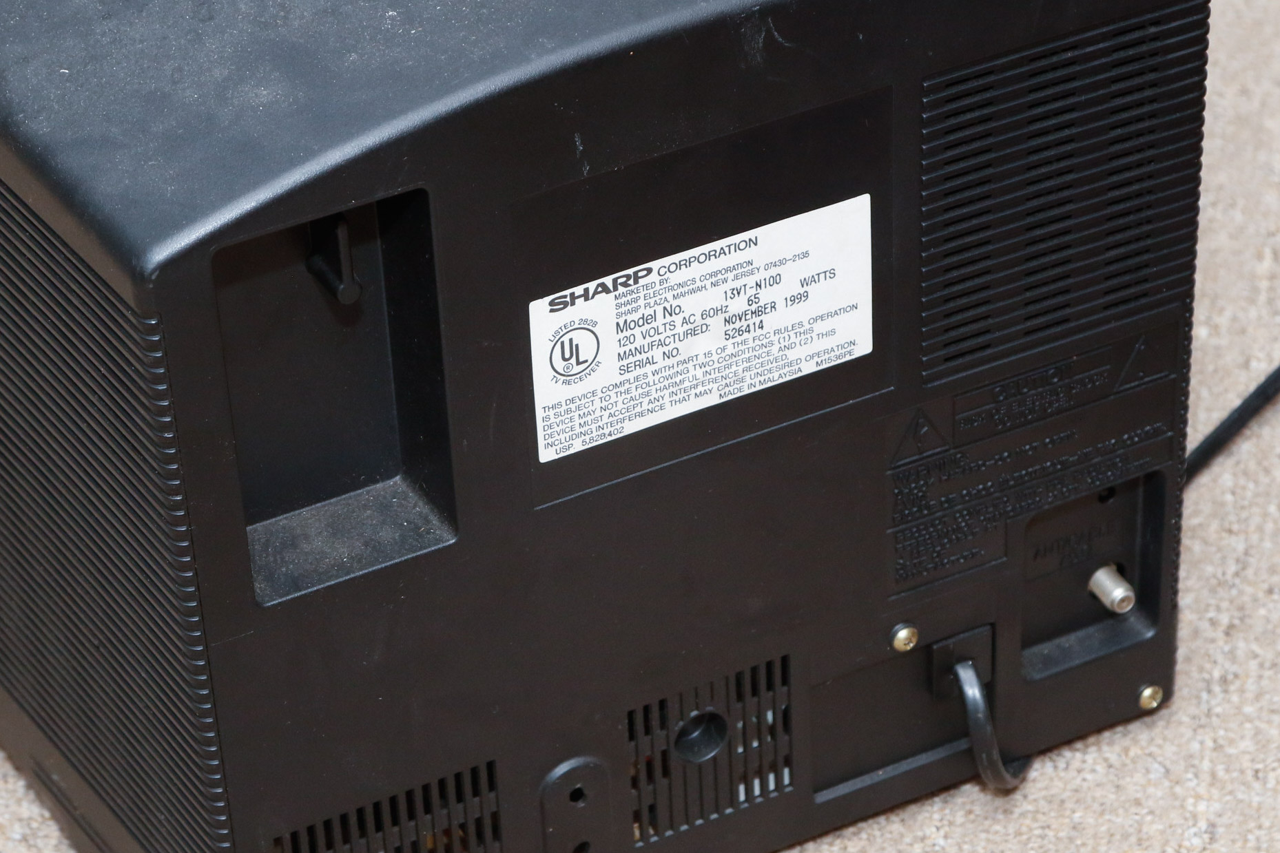 Disney VHS Collection with VHS/DVD Converter and Television