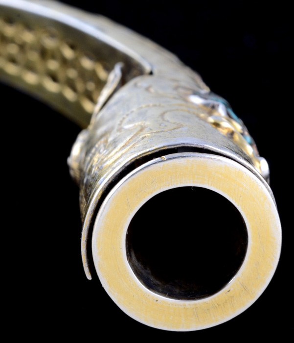 Early 20th Century Chinese Export Enameled on Metal Cigarette Holder