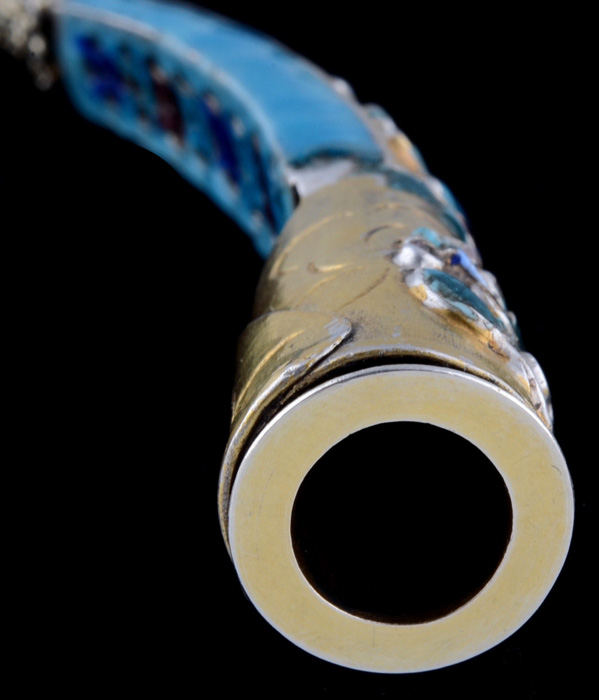 Early 20th Century Chinese Export Enameled Cigarette Holder