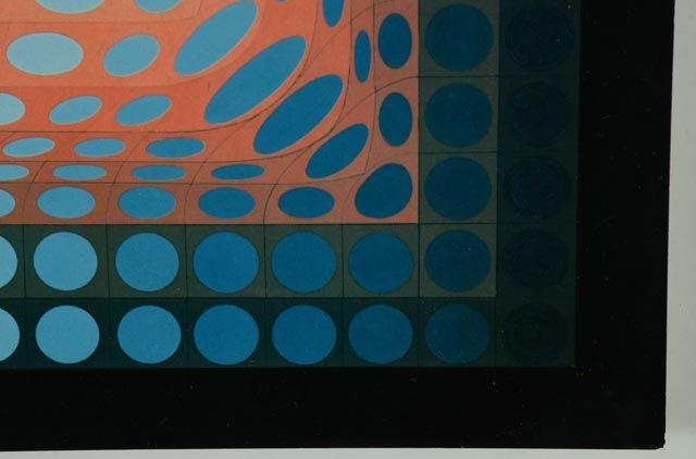 Victor Vasarely Offset Lithograph "Koska-Quemer"