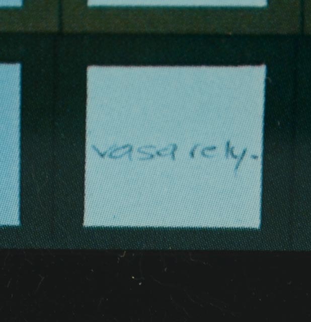 Victor Vasarely Offset Lithograph "Koska-Quemer"