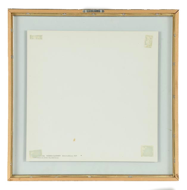 Victor Vasarely Offset Lithograph "Koska-Quemer"