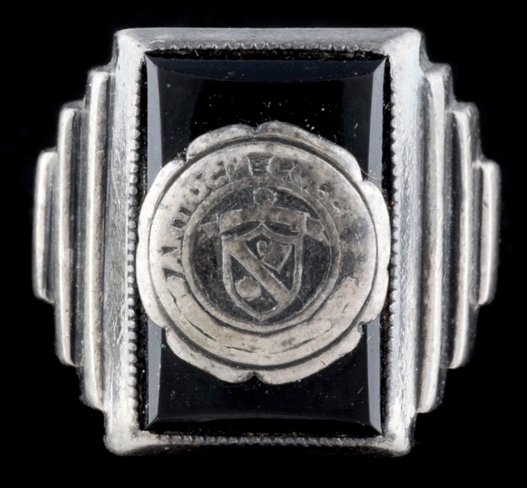 Two Early 20th Century Vintage Antioch College Silver Rings