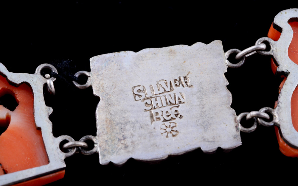 Group of Early 20th Century Chinese Export Carved Coral Jewelry