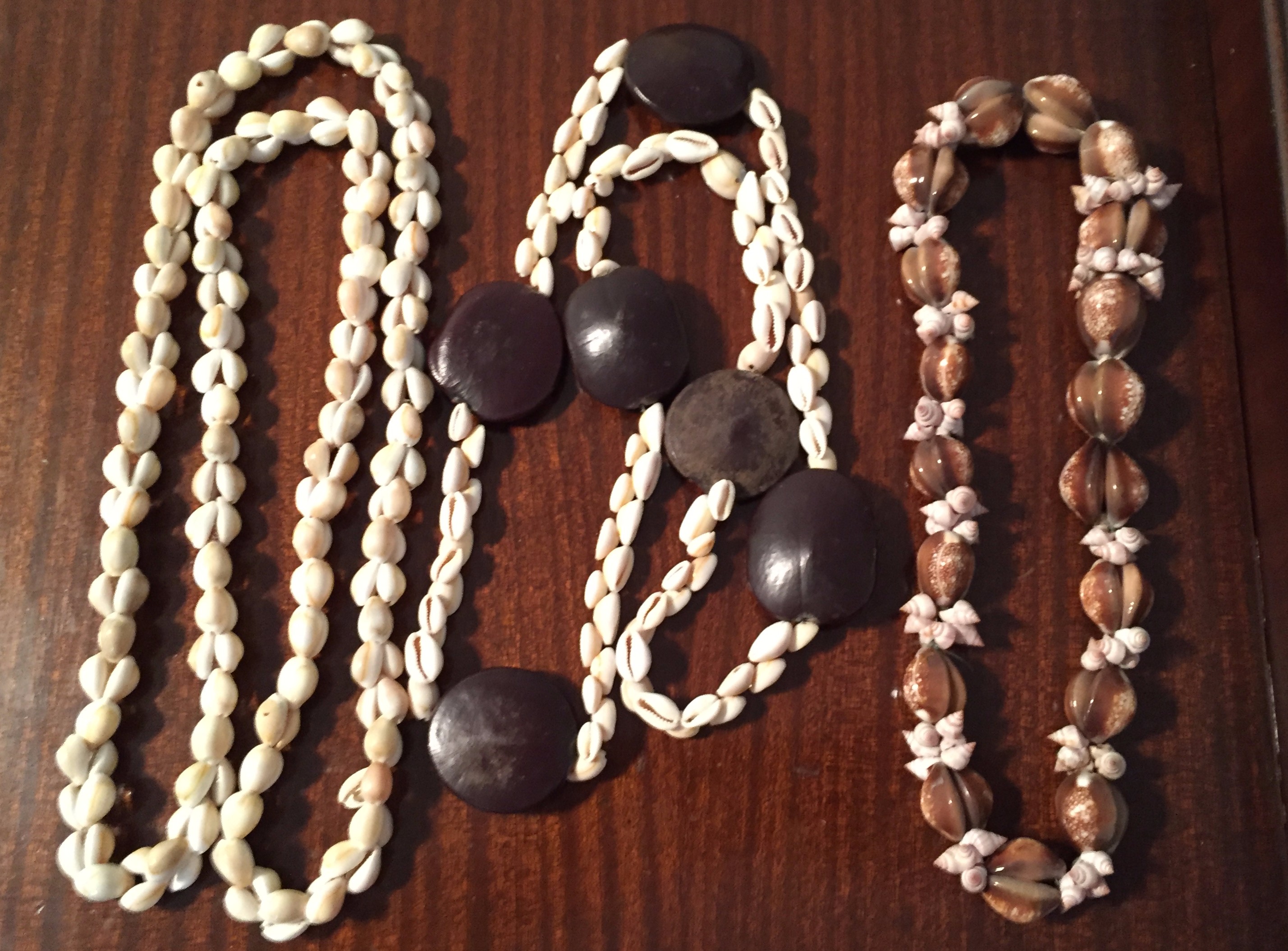 Collection of Seashell Jewelry in Jewelry Box