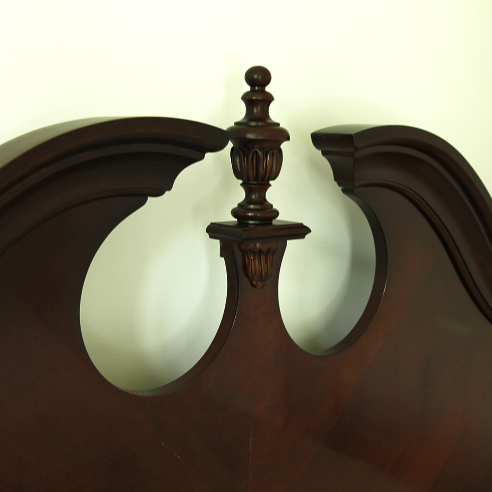 Mahogany Four Poster Queen Bed Frame