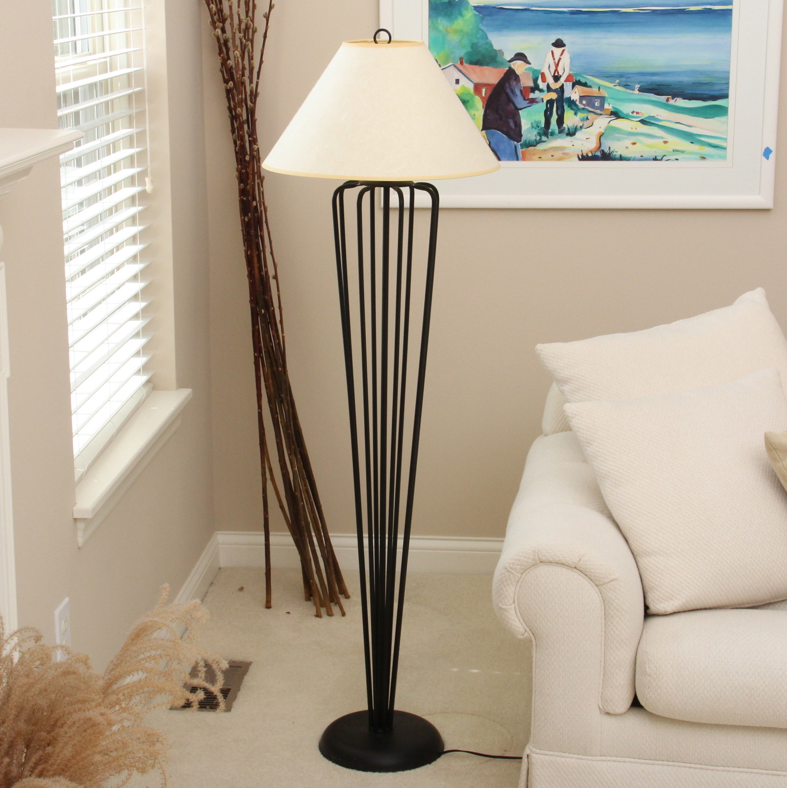 Wrought Iron Floor Lamp