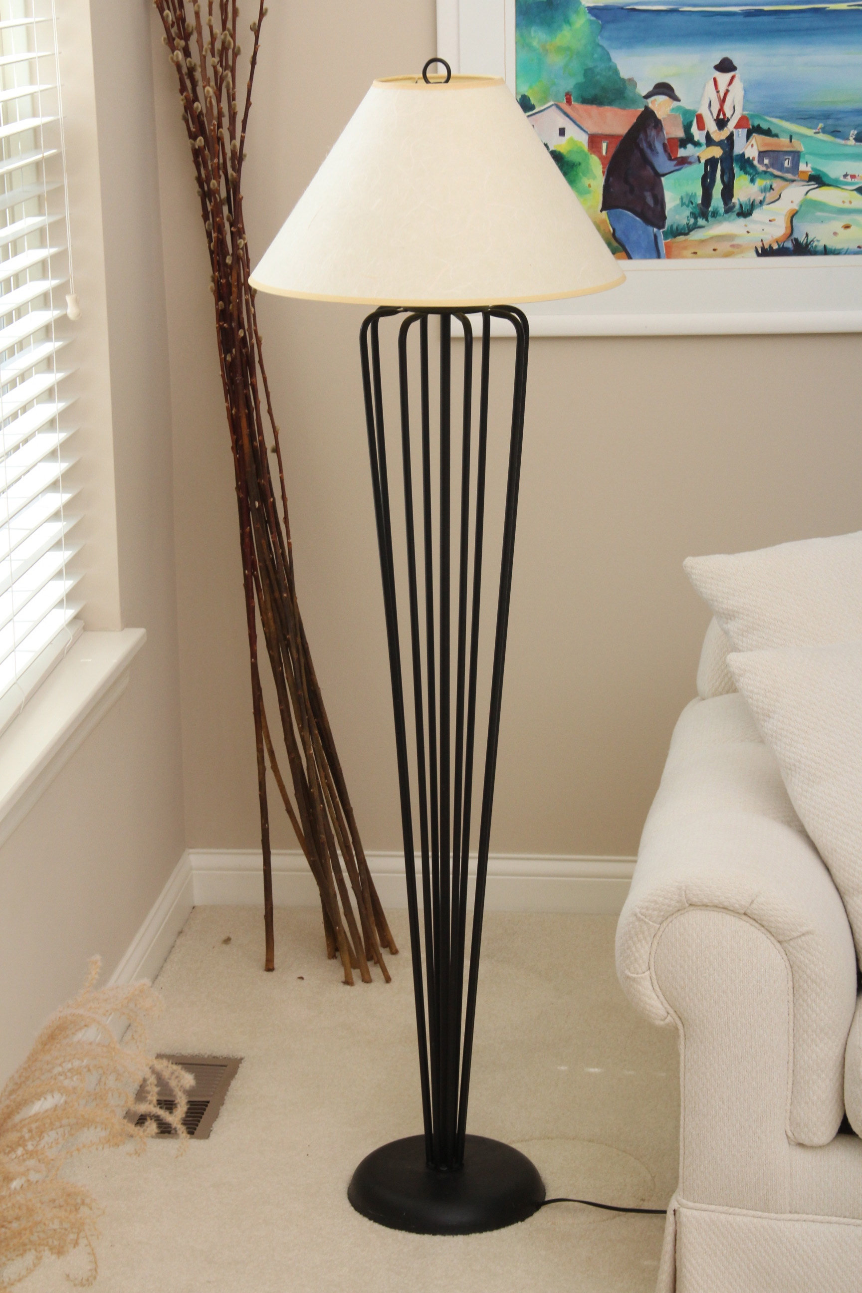 Wrought Iron Floor Lamp