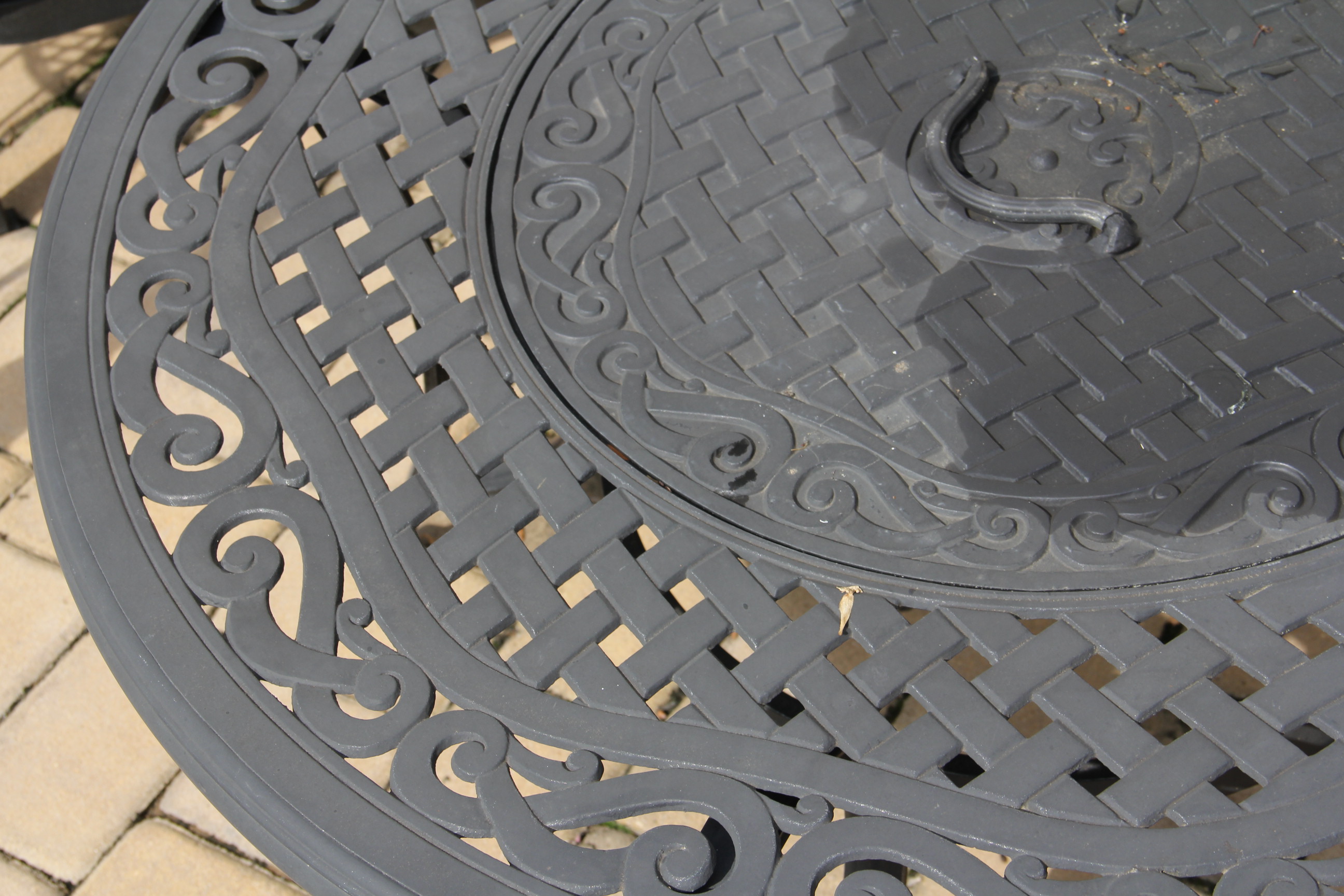 Metal Fire Pit Table