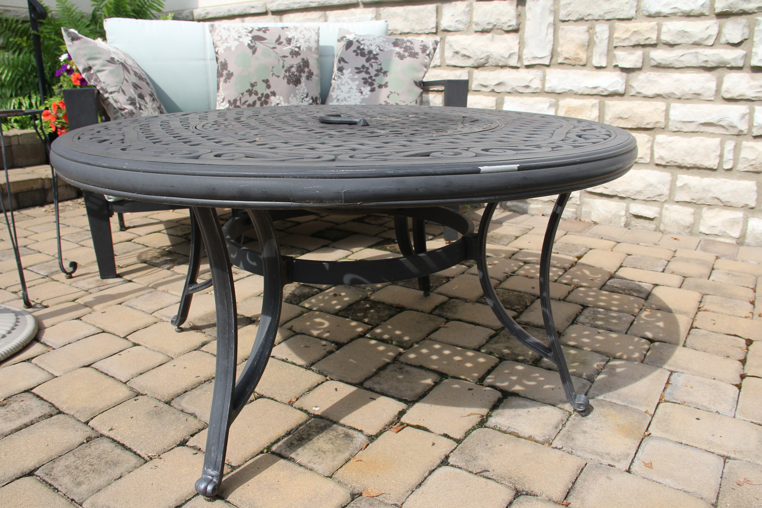 Metal Fire Pit Table