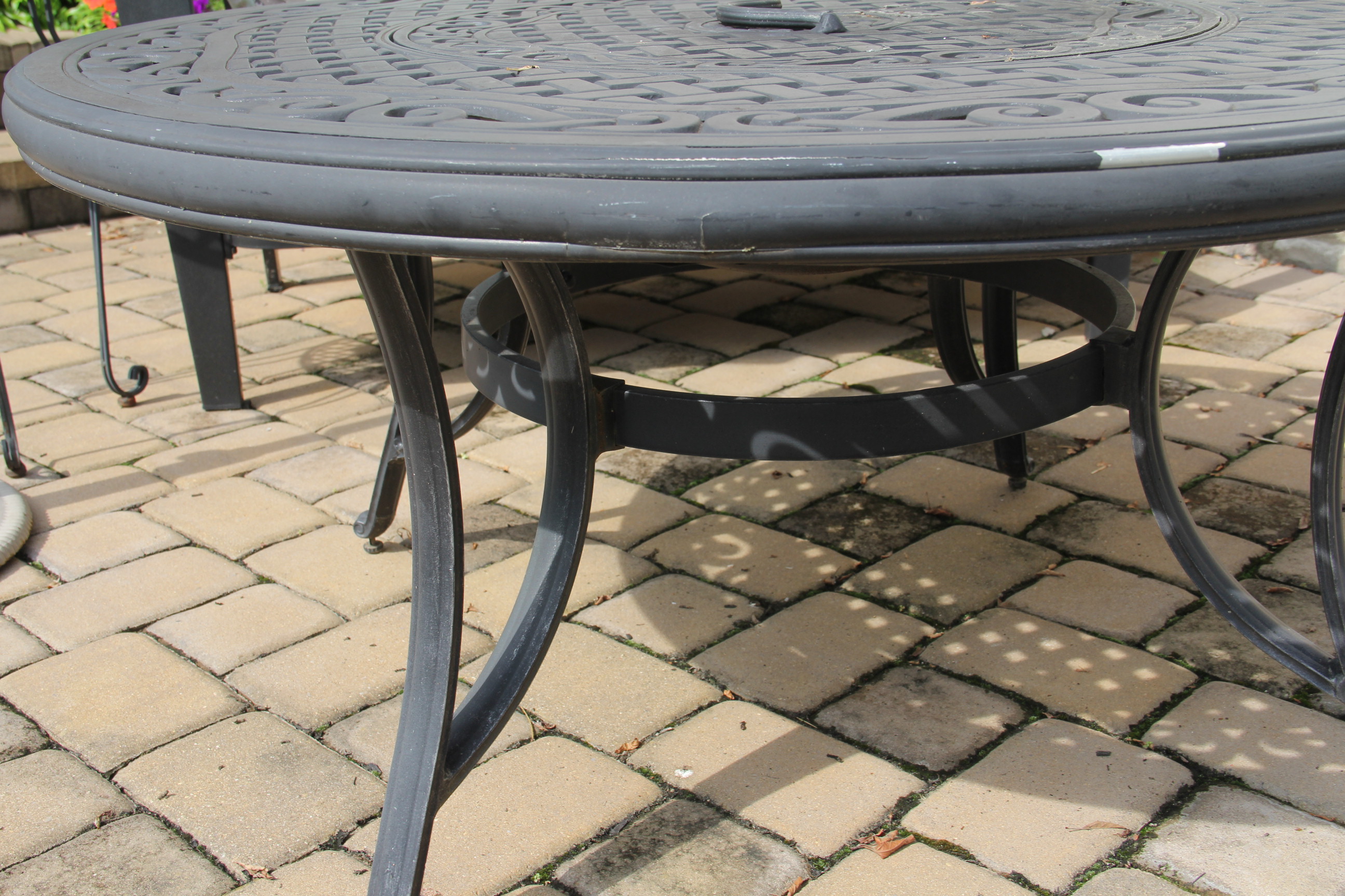 Metal Fire Pit Table