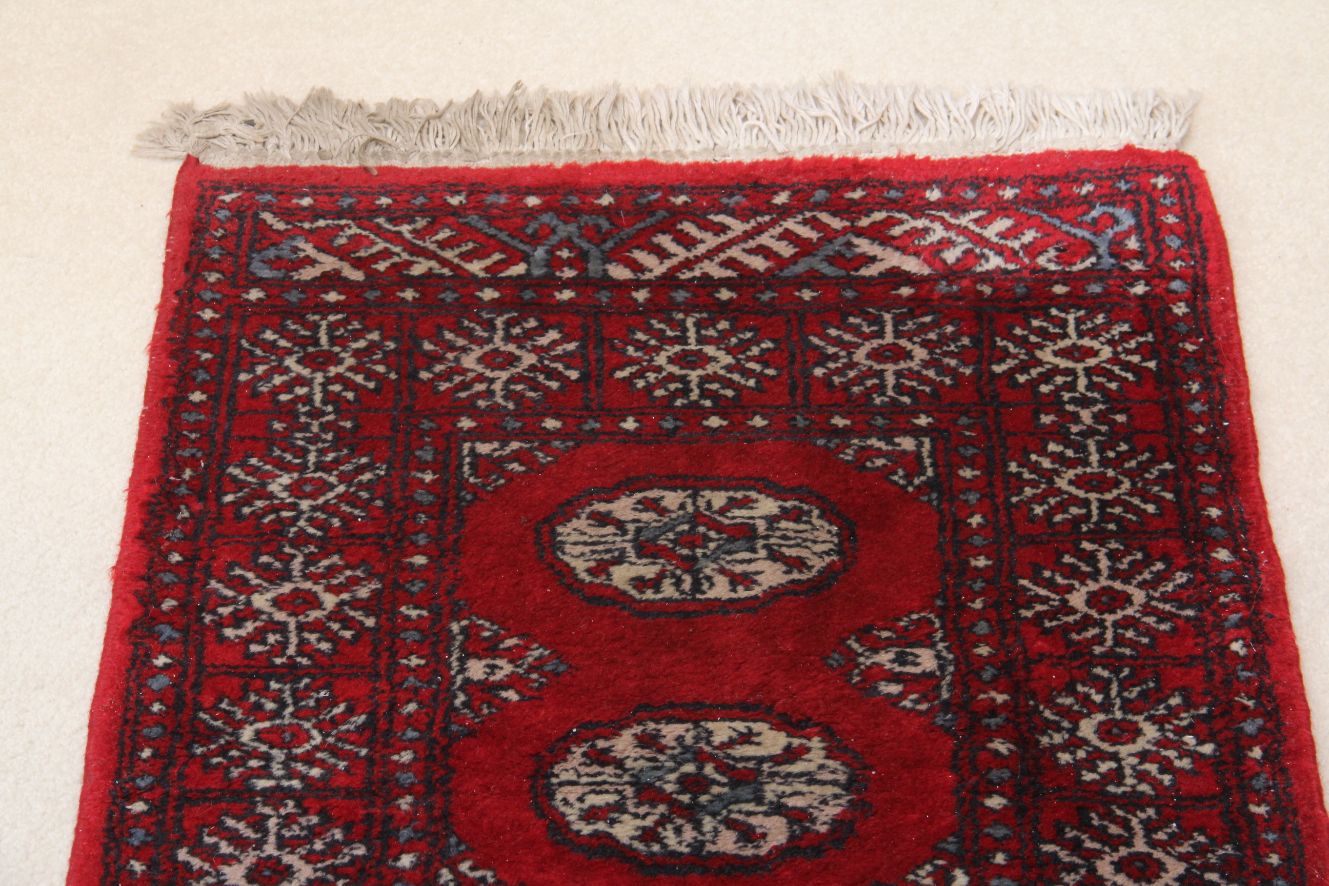 Hand Woven Pakistani Bokhara Area Rug