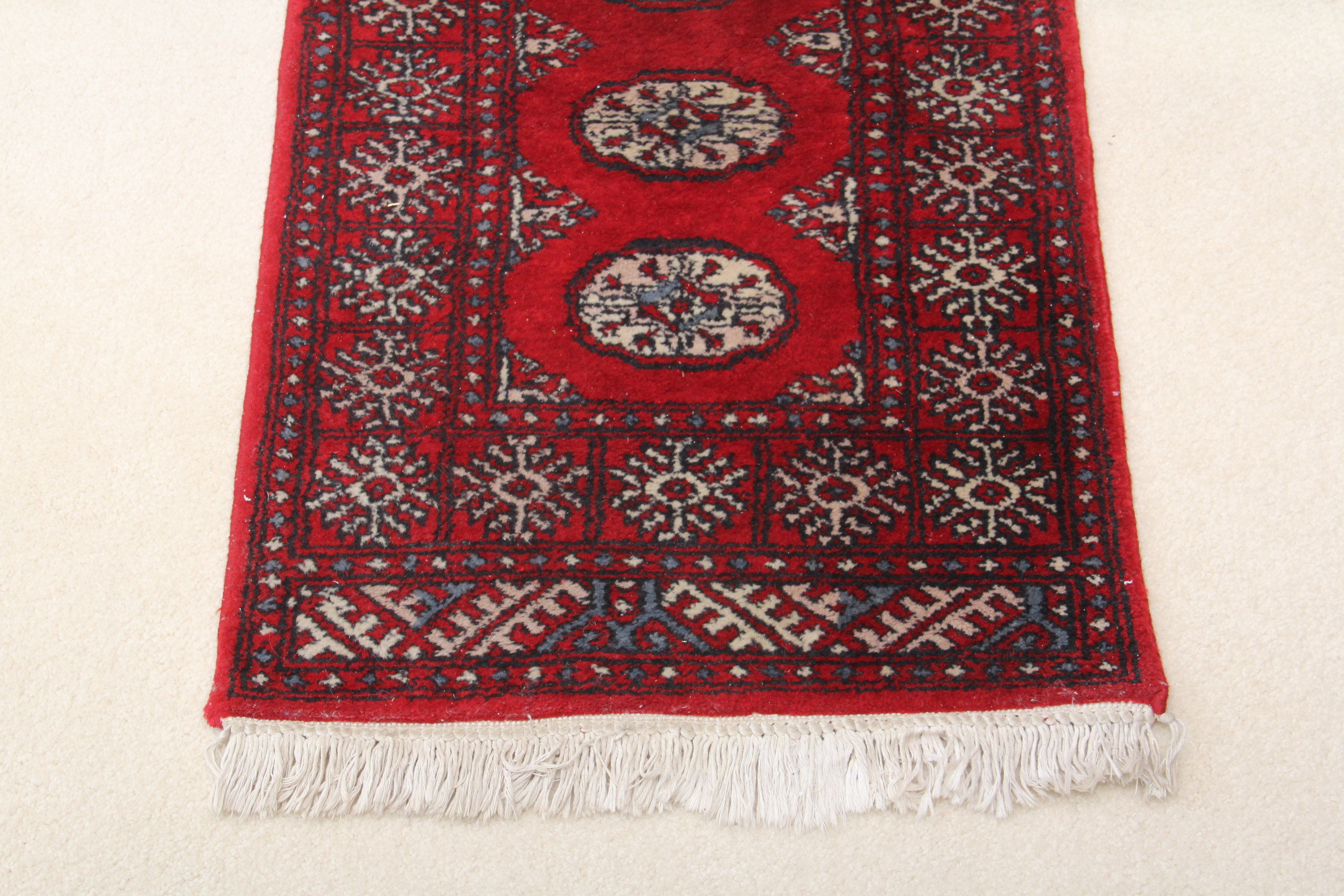 Hand Woven Pakistani Bokhara Area Rug
