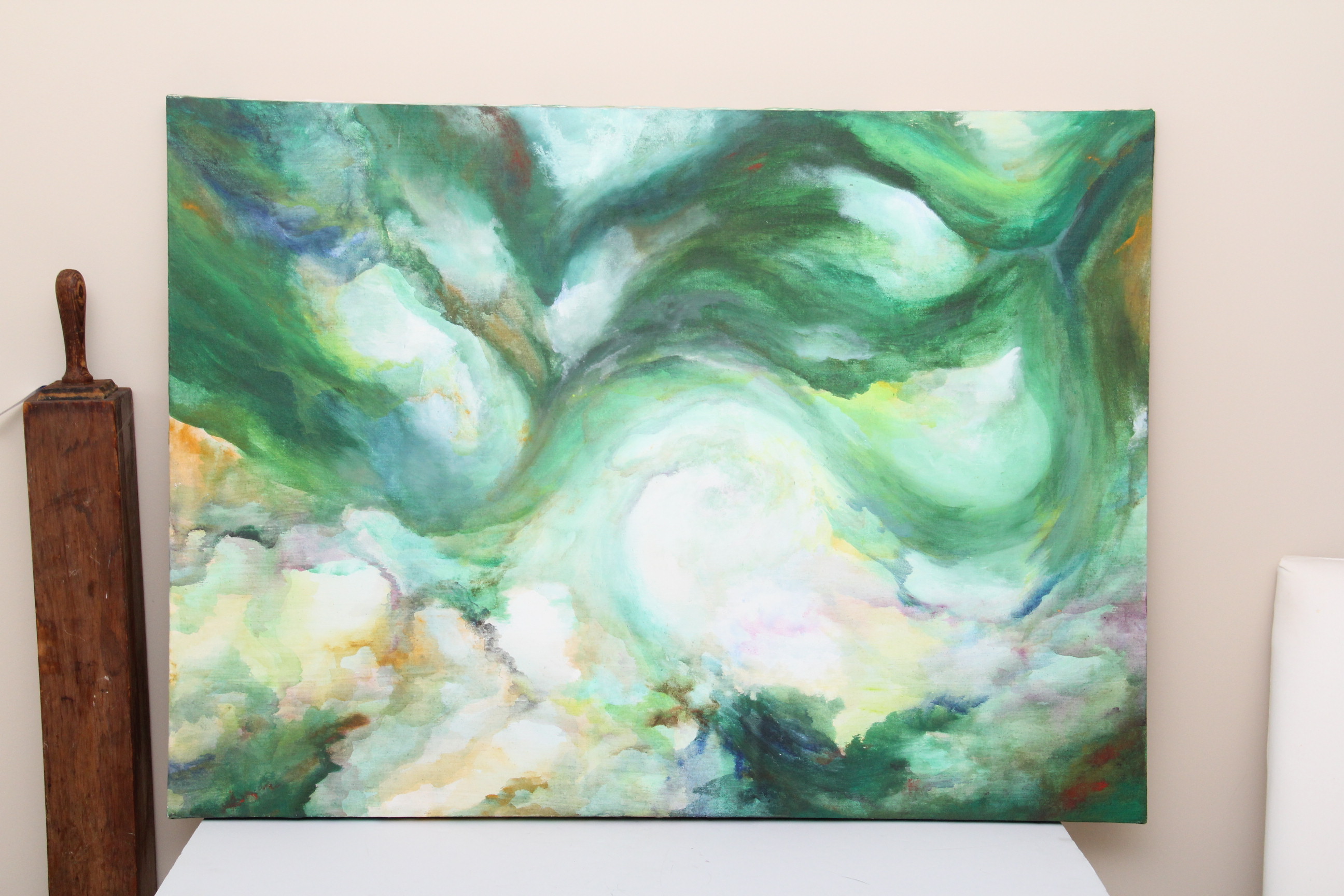 Original Watercolor on Canvas