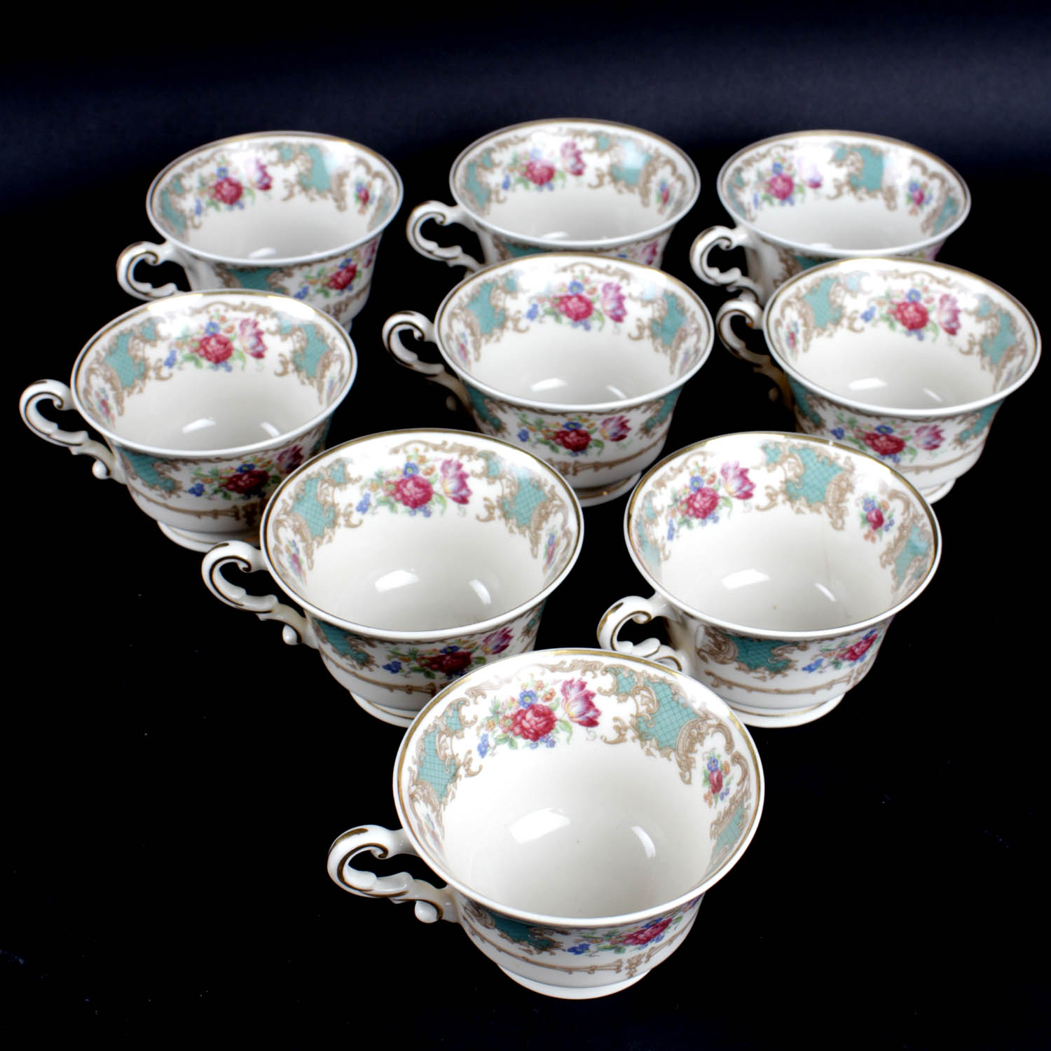 Old Ivory Syracuse "Romance Green" China Set