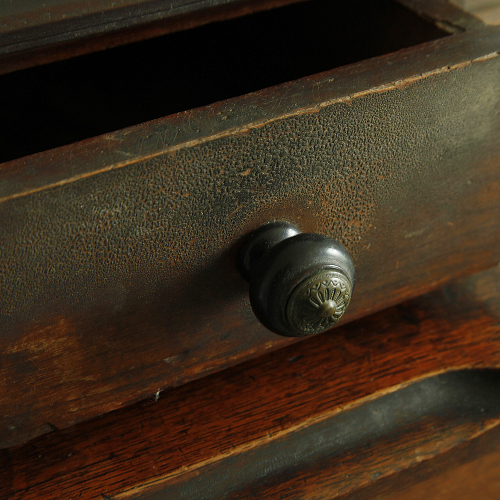 Victorian Marble Topped Oak Dresser