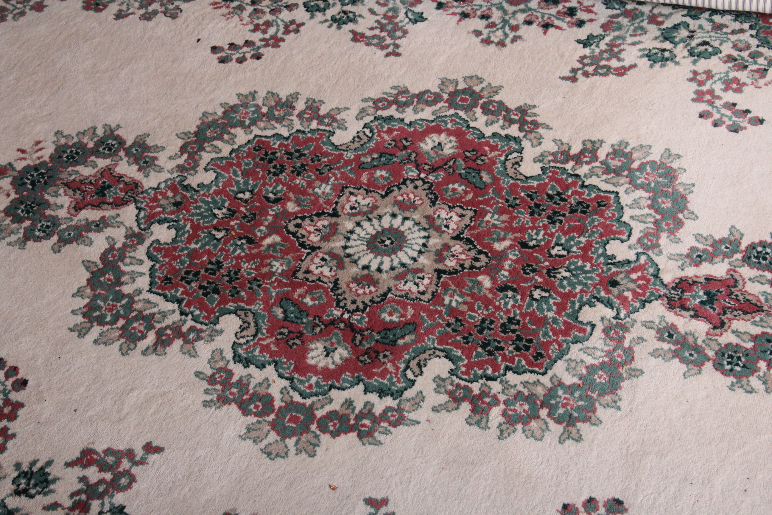 Pair of American Alternative Kerman Style Area Rugs