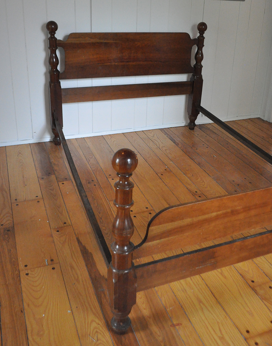 Full Sized Walnut Bed