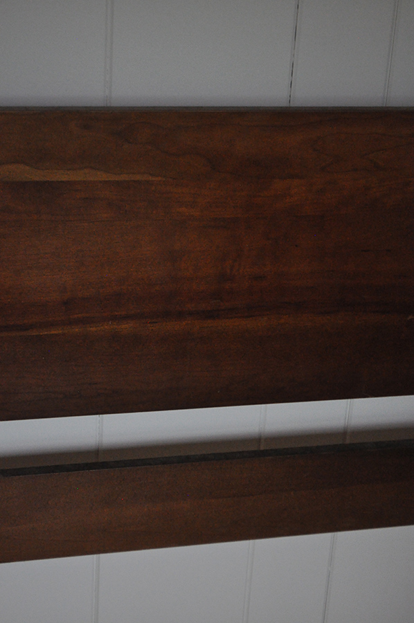 Full Sized Walnut Bed