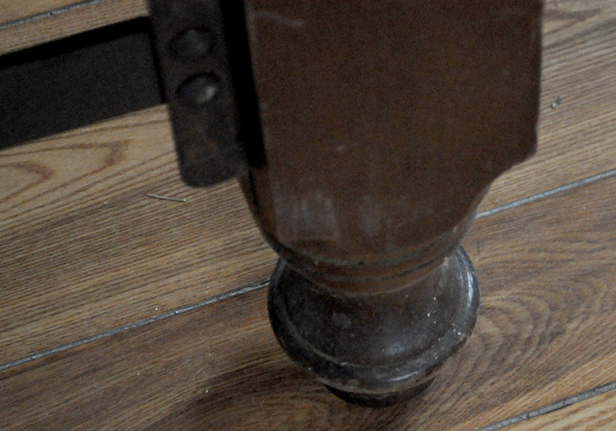 Full Sized Walnut Bed